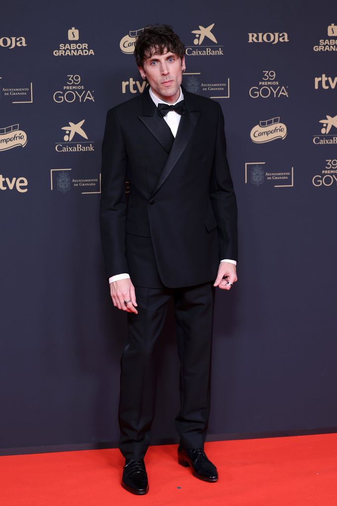 Cristalino en la alfombra roja de los premios Goya 2025