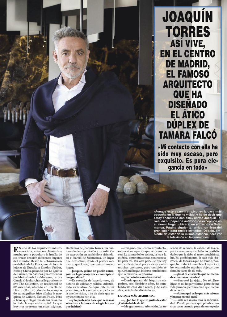 PDF. Hola 4002. Joaquín Torres en su casa de Madrid.