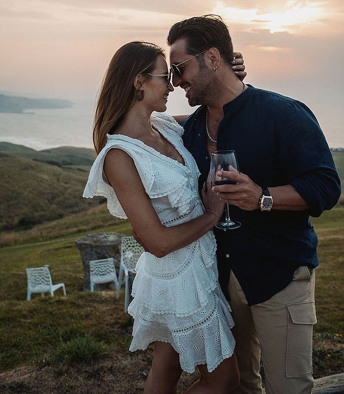 David Bustamante y Yana Olina