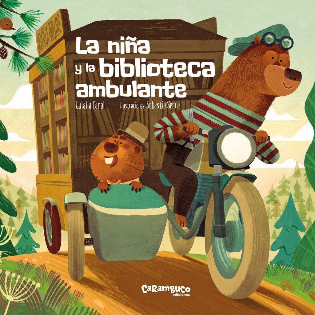 \'La niña y la biblioteca ambulante\', de Eulàlia Canal (Carambuco Ediciones)