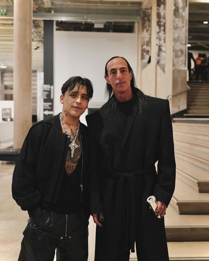 Christian Nodal y Rick Owens