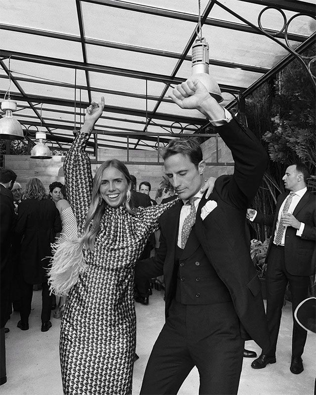 Lucía y Marco en la boda de Marta Pombo