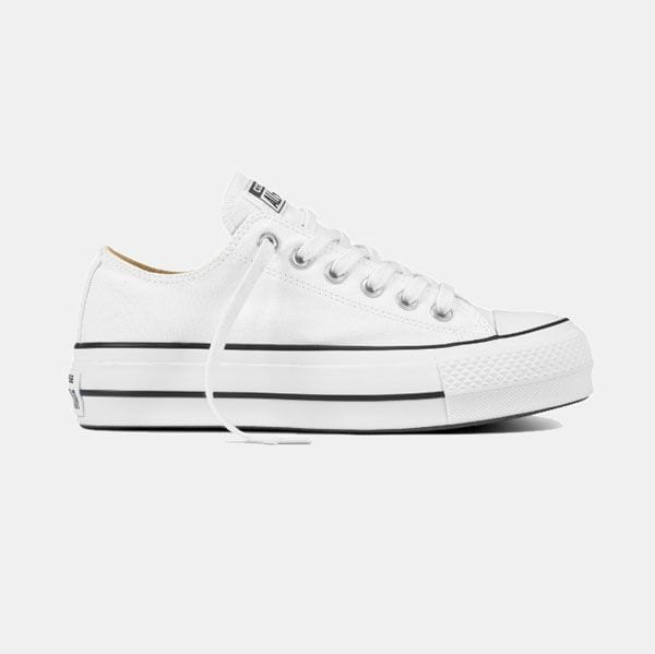 converse plataforma blancas