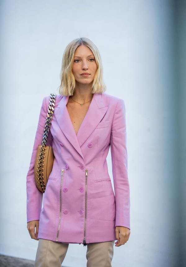 street style vestido blazer