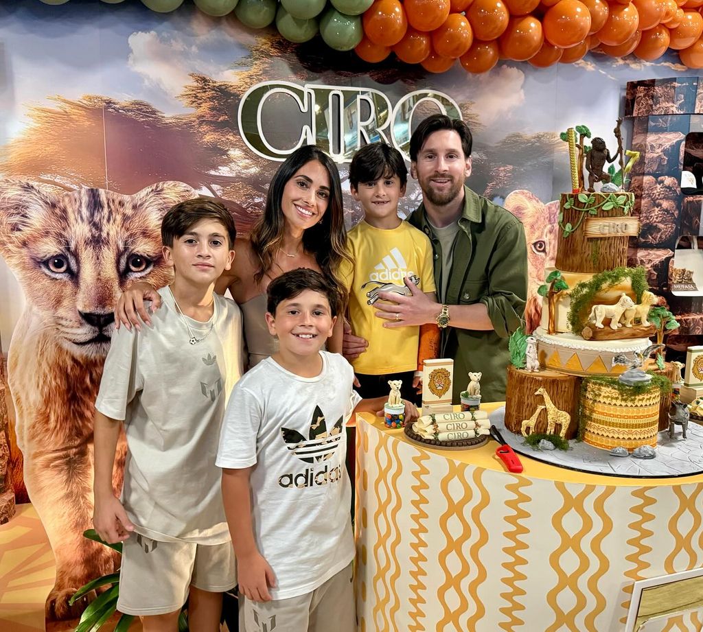 Lionel Messi y Antonela Roccuzzo celebran el cumpleaños de su hijo Ciro