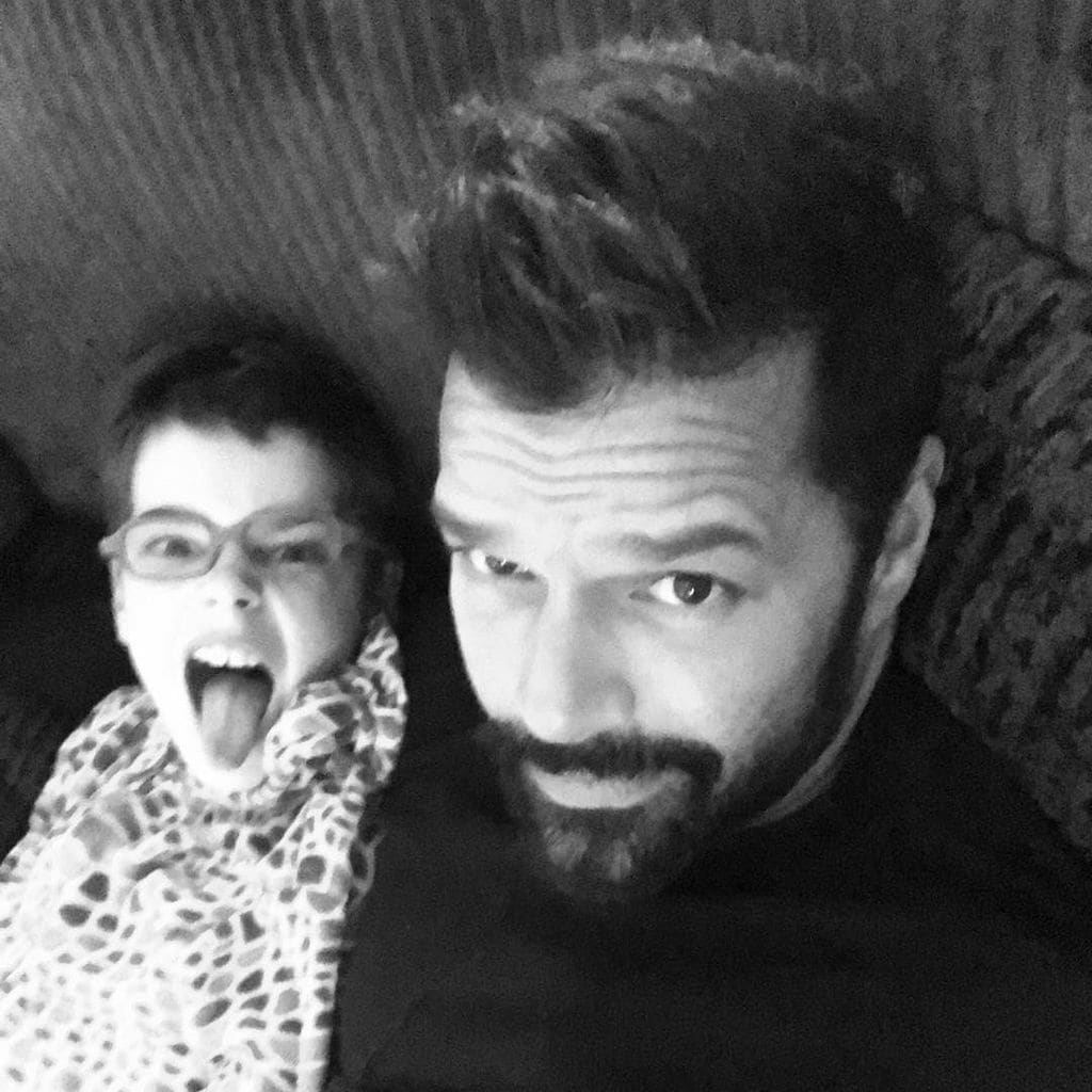 ricky martin y su hijo valentino