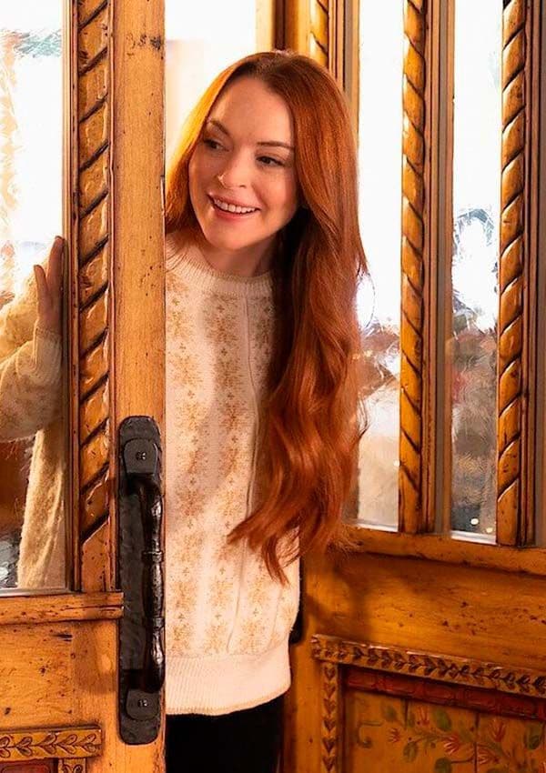 Lindsay Lohan en la película 'Falling for Christmas'