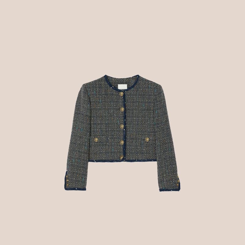 chaqueta de tweed