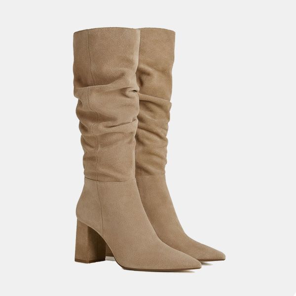 botas piel bershka