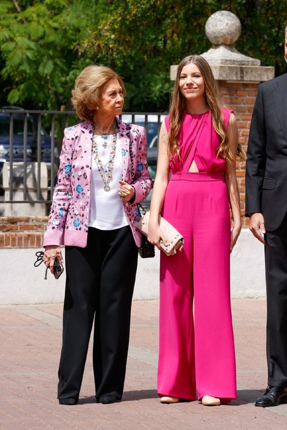 La reina Sofía con su nieta, la infanta Sofía