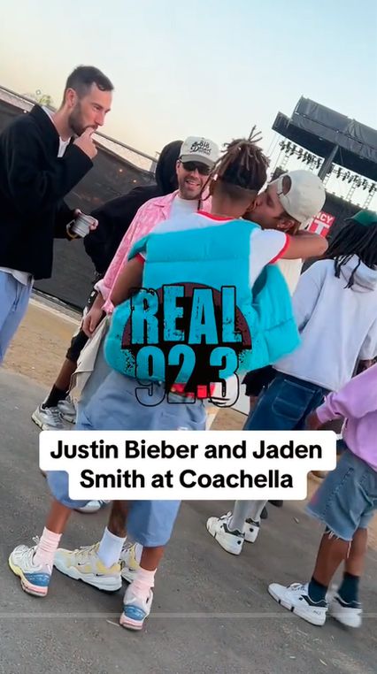 El encuentro de Justin Bieber y Jaden Smith en Coachella