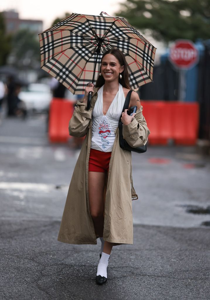 look gabardina shorts