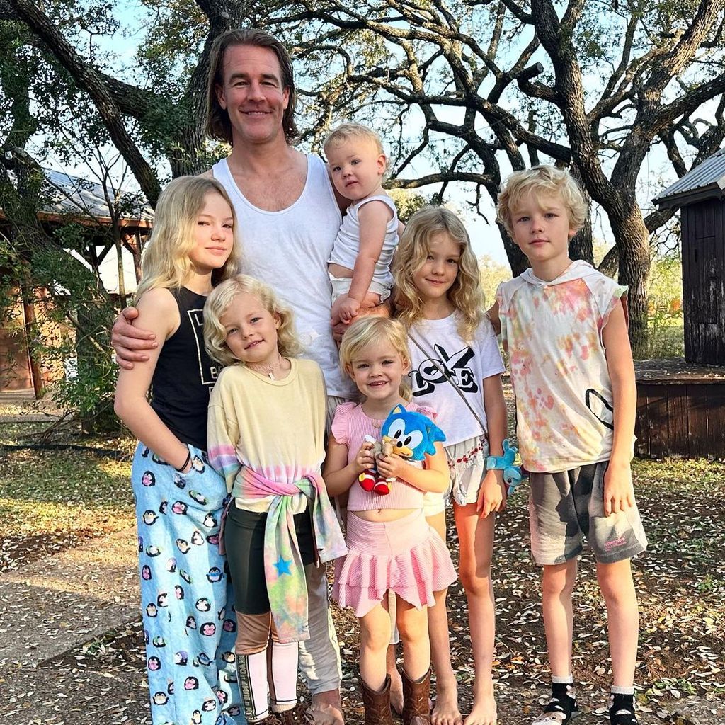 James Van Der Beek y sus hijos