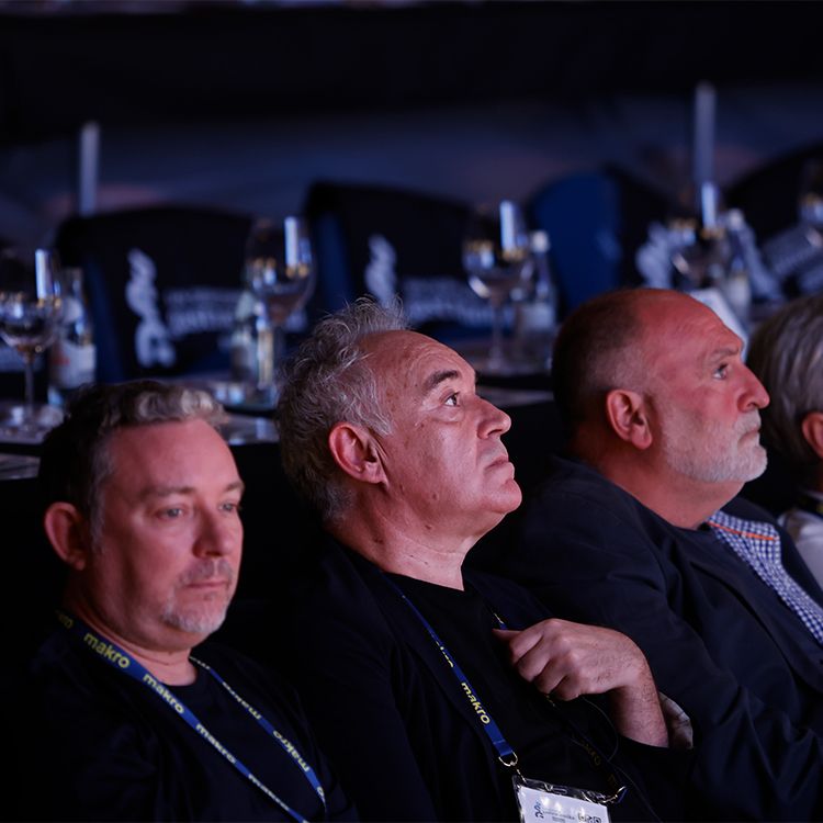 Albert y Ferran Adrià con José Andrés