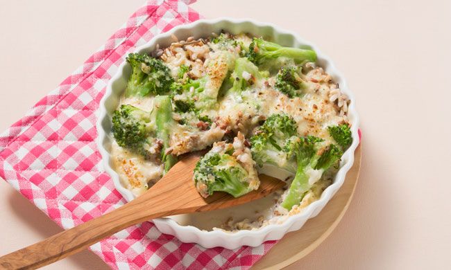 Brócoli gratinado