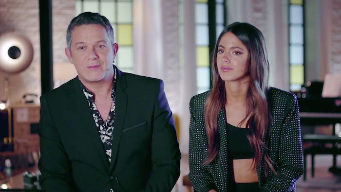 Alejandro Sanz y Tini La Voz