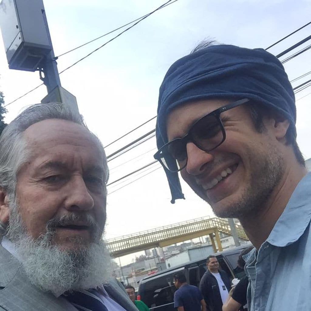 Gael García y su padre José Ángel García Huerta