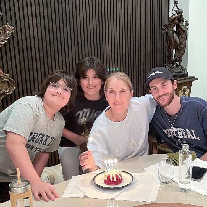 Céline Dion celebrando el 'Día de la Madre'