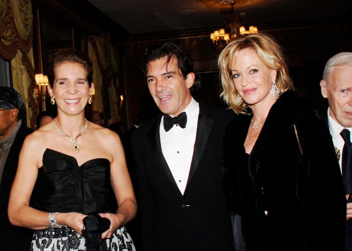 Antonio Banderas y la infanta Elena en 2006