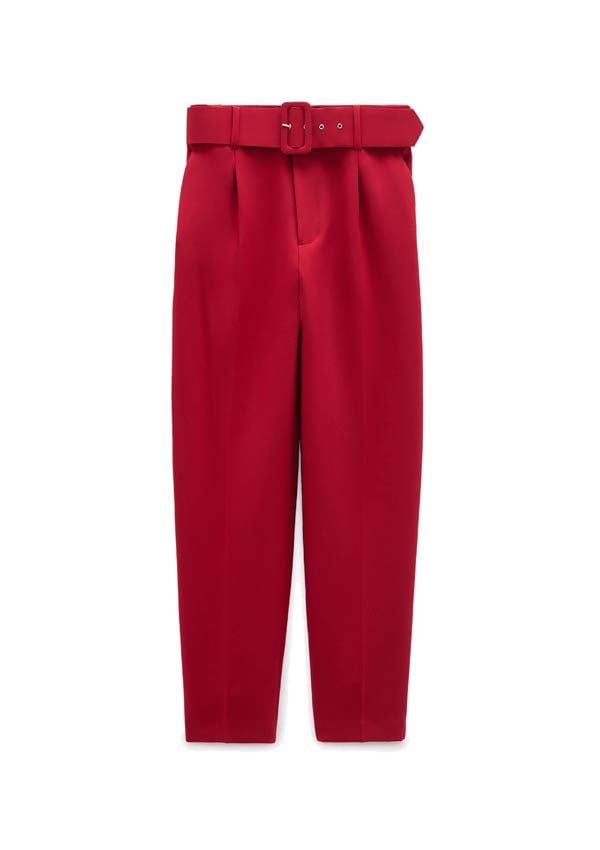 Pantalones rojos de Zara