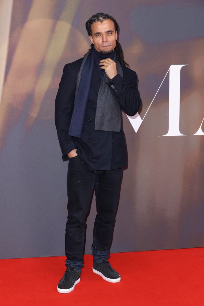 Akala en el estreno de 'María', la película de Angelina Jolie, en la  68º Festival de Cine BFI de Londres