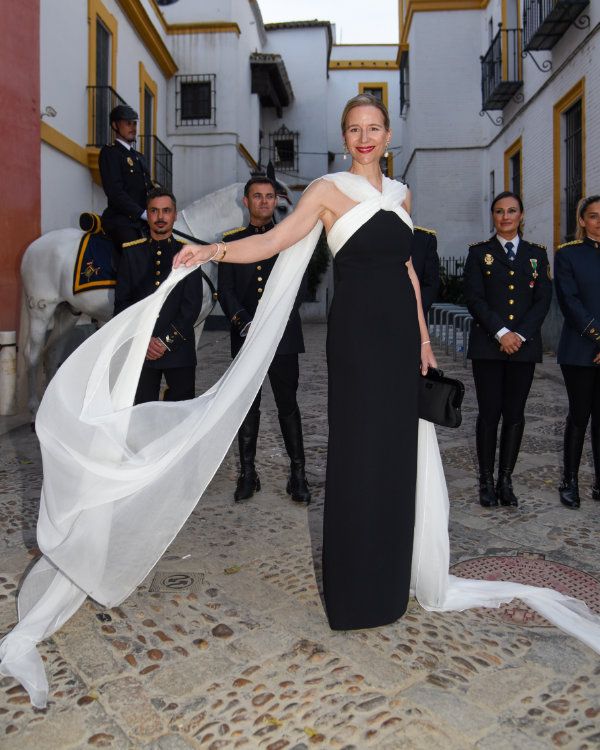 María de León vestida de gala 