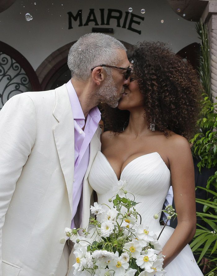 Boda de Vincent Cassel y Tina Kunakey