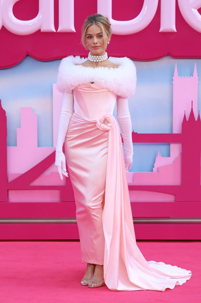 Margot Robbie en la premier de 'Barbie' en Londres (2023)