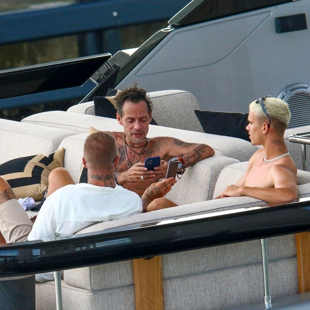 marc anthony y david beckham en yate