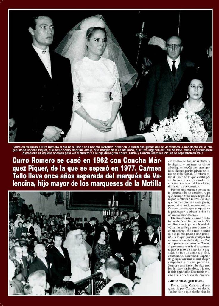 Boda Curro Romero Carmen Tello