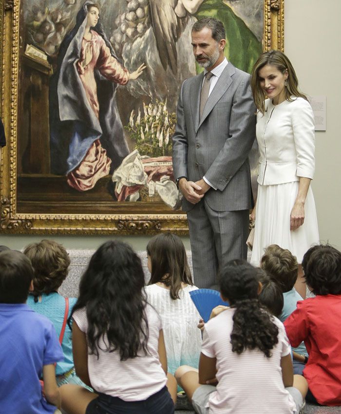 Los reyes Felipe y Letizia acto en su tercer aniversario de proclamación