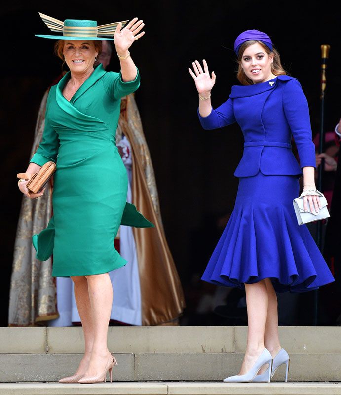 Sarah Ferguson y la princesa Beatriz 