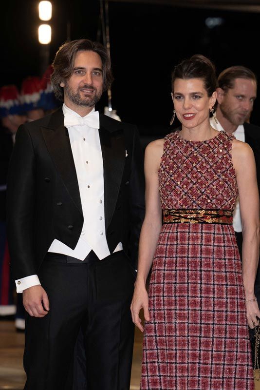 Carlota Casiraghi y Dimitri Rassam en el concierto del Día Nacional