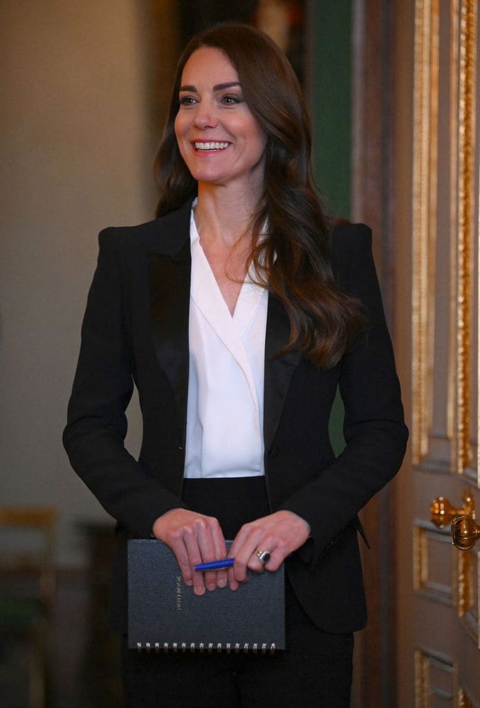 La princesa Kate tuvo una reunión de trabajo después de meses.