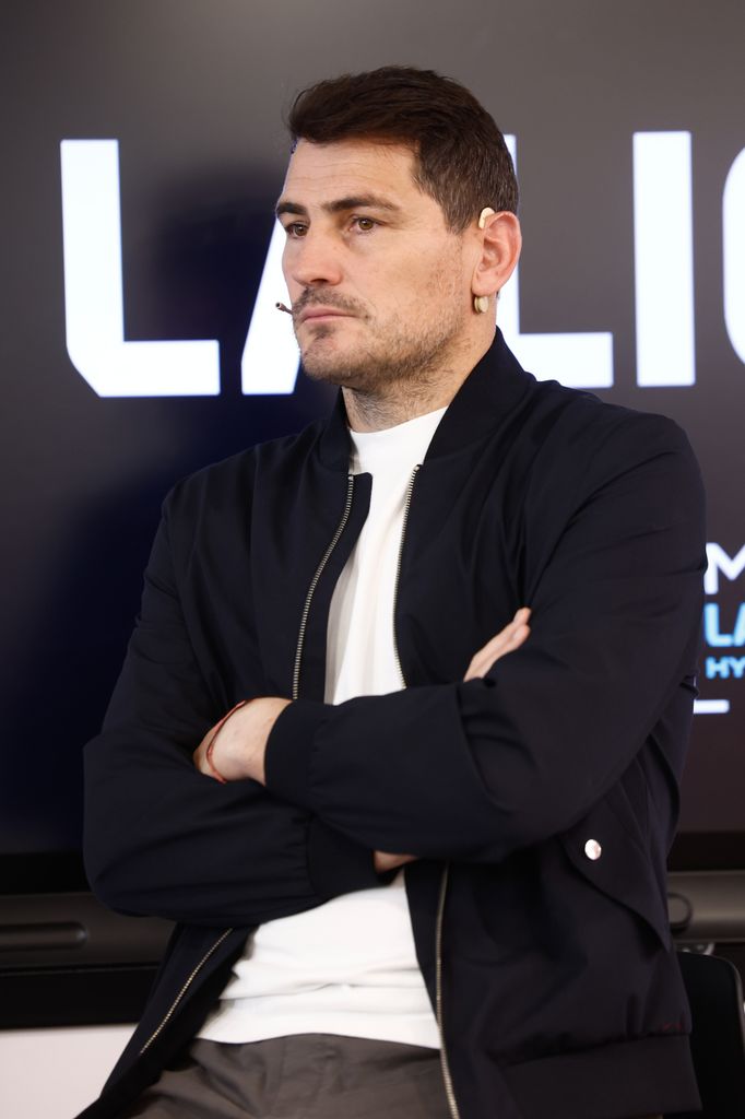 Former soccerplayer Iker Casillas attending presentation of Meet La Liga EA Sport in Madrid on Monday, 18 November 2024.