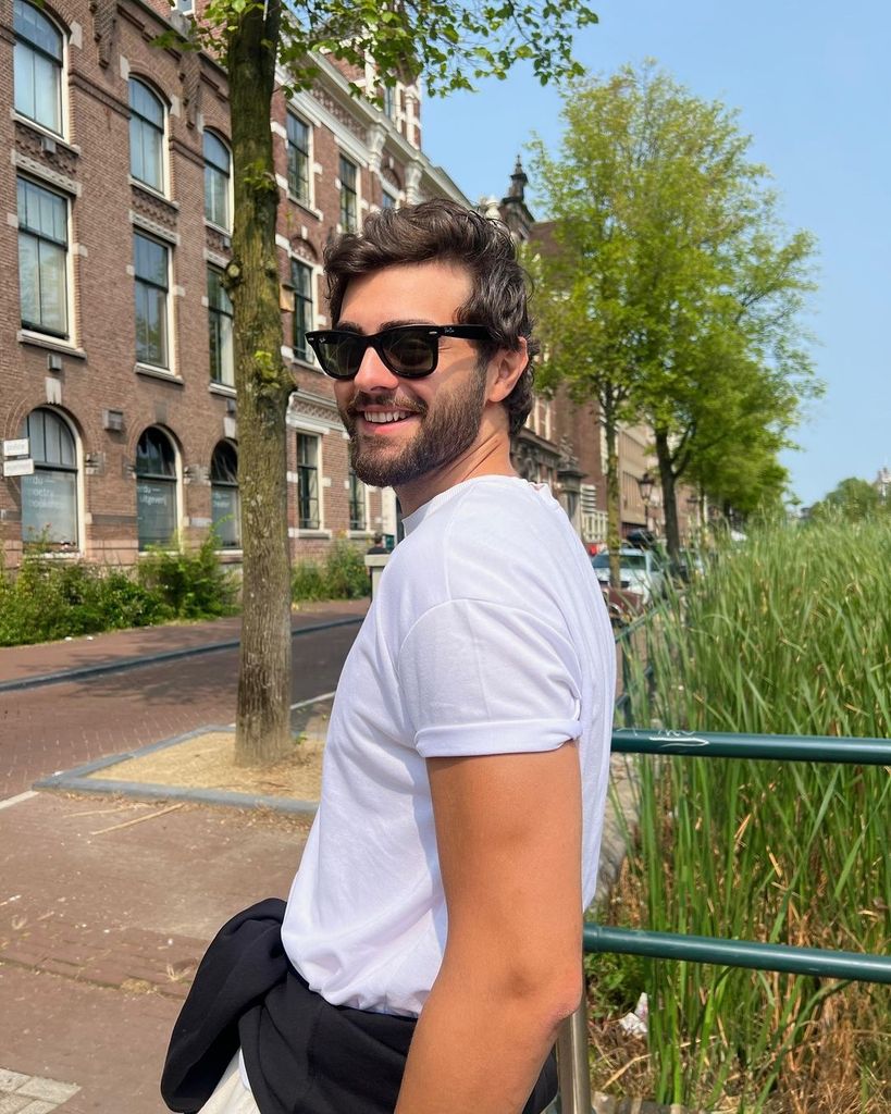 Yiğit Koçak durante sus vacaciones de verano en Ámsterdam