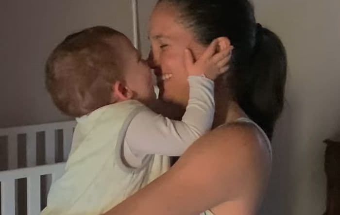 Meghan Markle con Archie