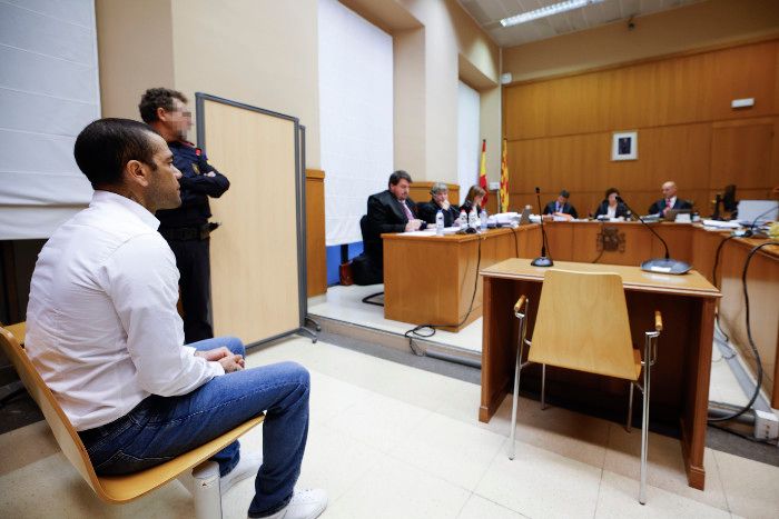 Dani Alves en el juicio