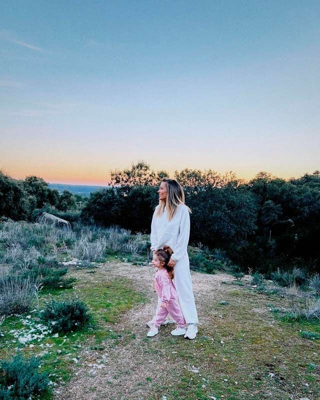 Edurne y su hija Yanay