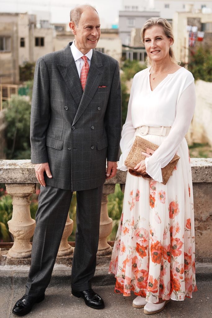 chess Sophie of Edinburgh in Pieta during a oficial visit to Malta