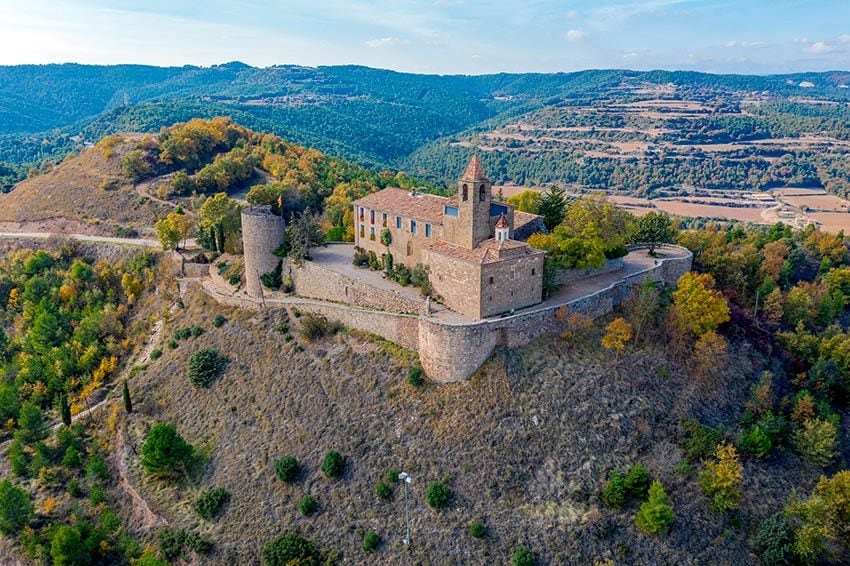 Castillo de Solsona o Castellvell en Olius, Lleida