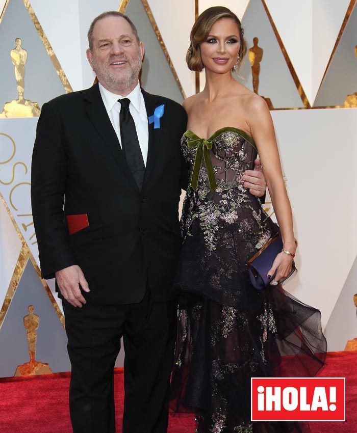 Harvey Weinstein y su ex mujer Georgina Chapman 