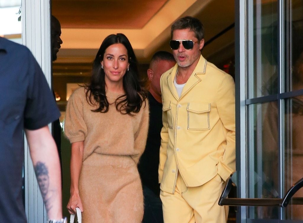 Brad Pitt e Inés de Ramón en Nueva York 