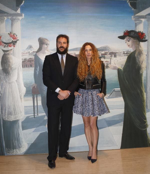 Blanca ejerció de anfitriona con Borja en la inauguración de una muestra en el museo Thyssen 