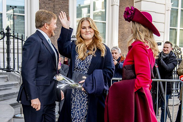 Guillermo, Máxima y Amalia de Holanda