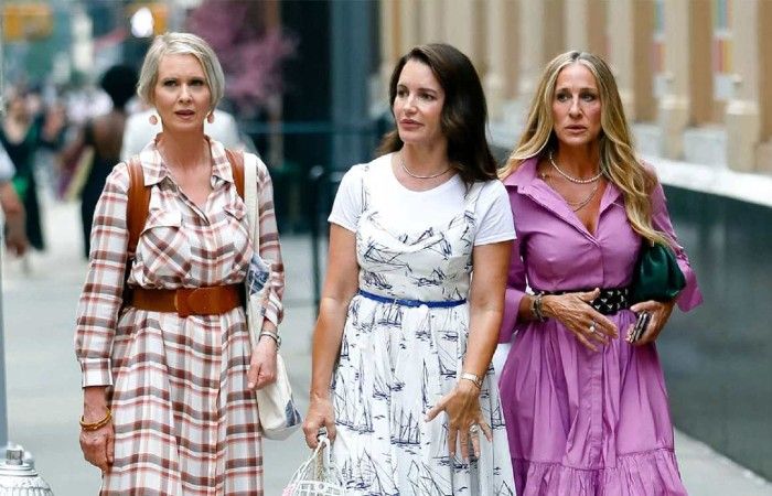 Miranda, Carrie y Charlotte en 'And just like that'