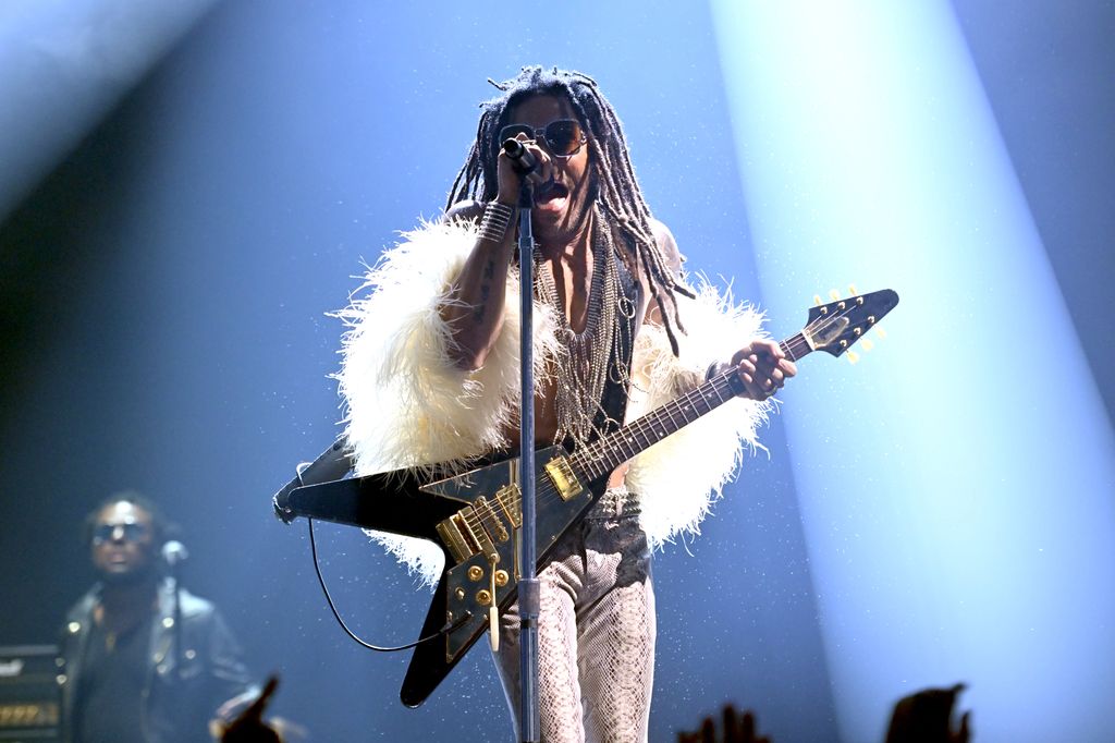 Lenny Kravitz actuó en los MTV Video Music Awards en el UBS Arena de Nueva Yorl el 11 de septiembre de 2024 