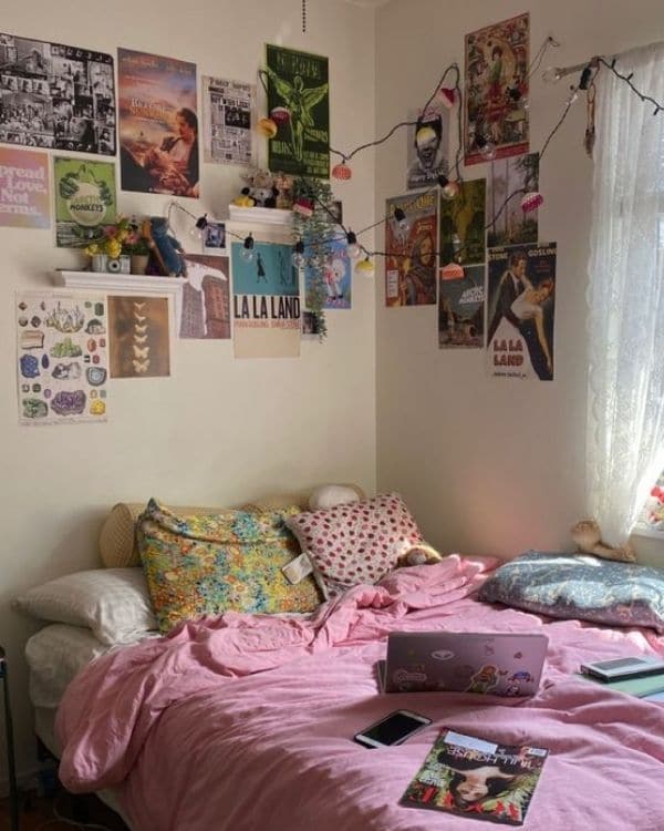 dormitorio aesthetic colores pastel