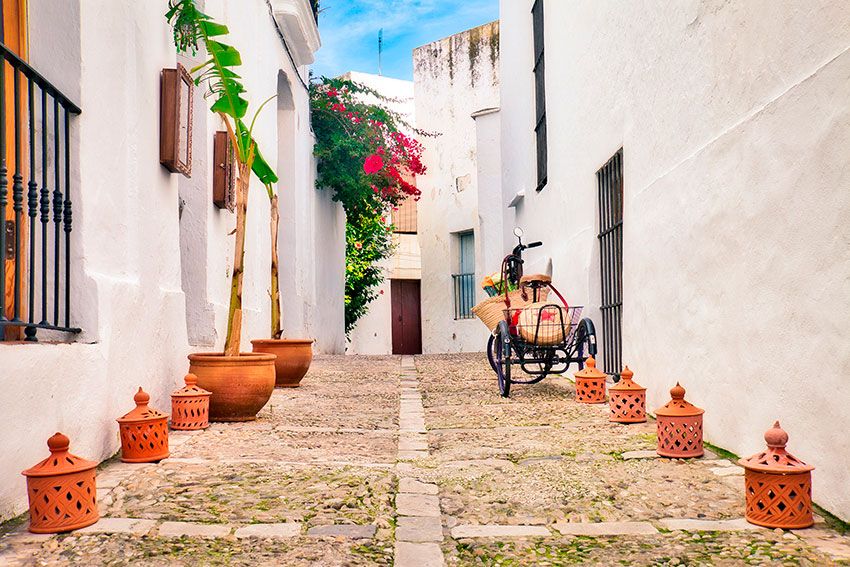 Calles de Vejer de la Frontera, Cádiz.