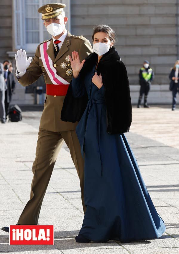 Los reyes Felipe y Letizia